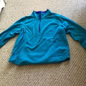 Super soft blue quarter zip